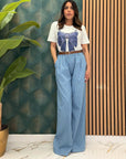 Pantalone gessato 78223