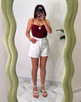 Shorts Denim White 060