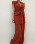 Coordinato gilet con fusciacca 15905
