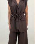 Coordinato gilet con fusciacca 15905