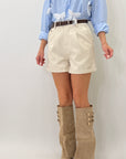 Shorts con cintura 6553