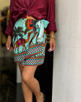 Gonna pareo mini 100% viscosa