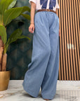 Pantalone gessato 78223