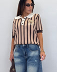 Polo Teddy a righe 8178