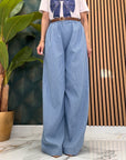 Pantalone gessato 78223