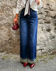 Jeans wide leg 3792