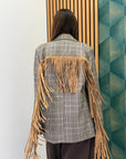 Blazer con frange 4705
