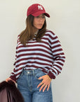 Pullover a righe 91061
