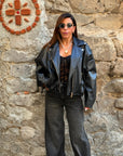 Giubbino Ecopelle 70421