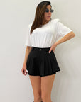 Shorts con pizzo 8913