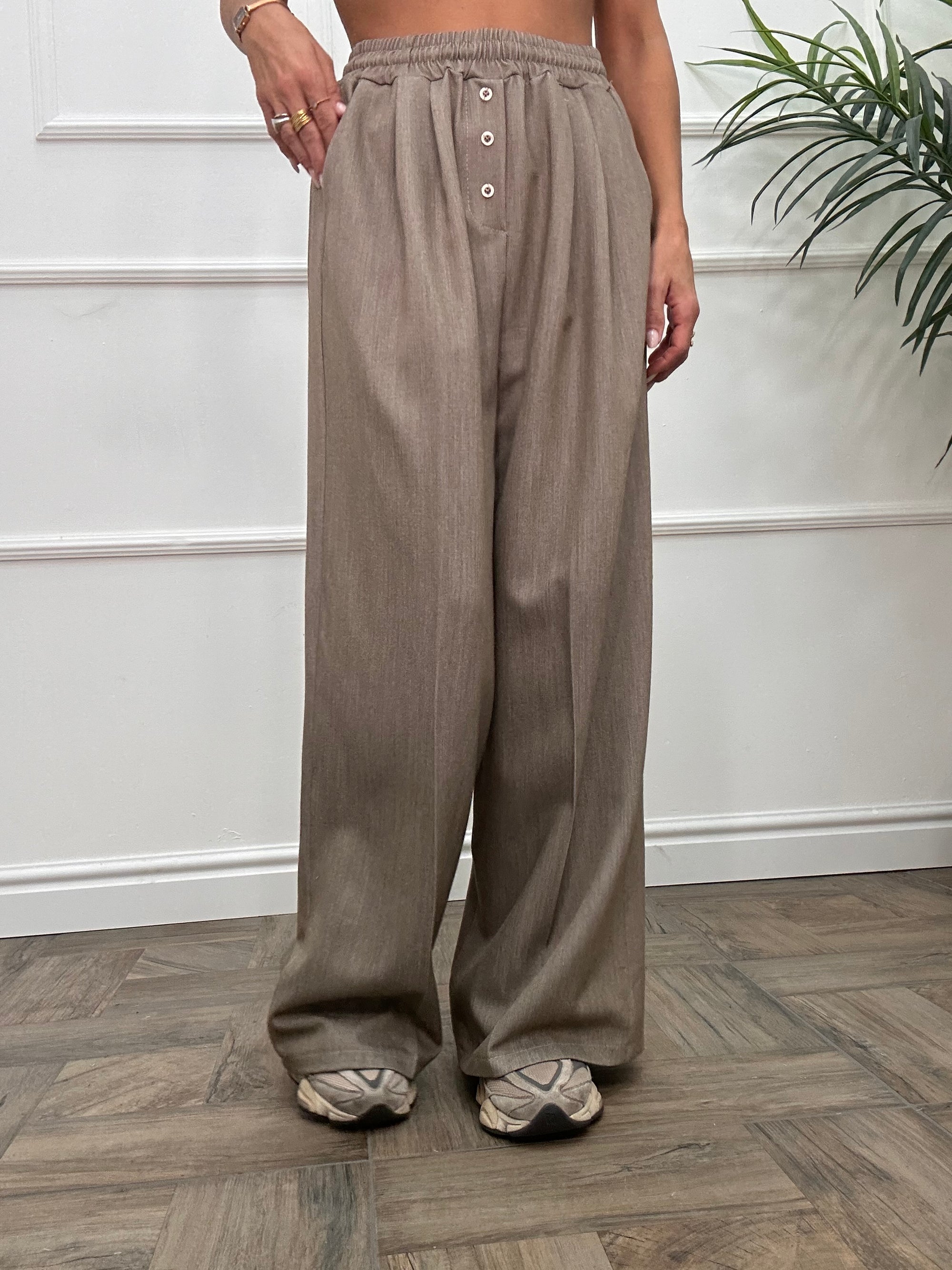 Pantalone comfy a palazzo 6187