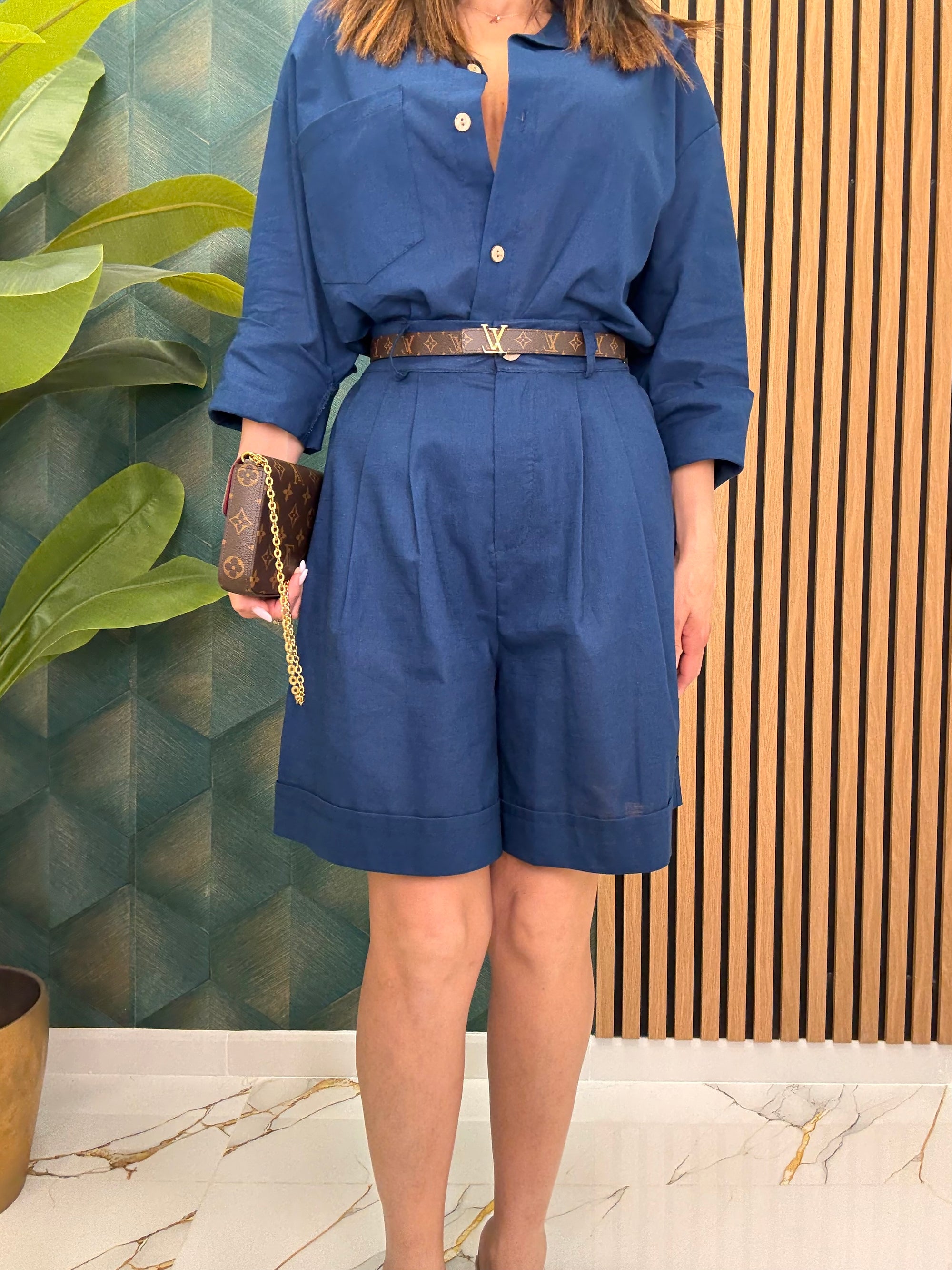 Coordinato misto lino 2437
