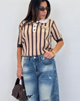 Polo Teddy a righe 8178