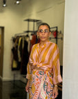 Camicia rosa/giallo
