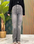 Jeans wide leg strass 333