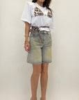 T-shirt con spalline e foulard 1946-01