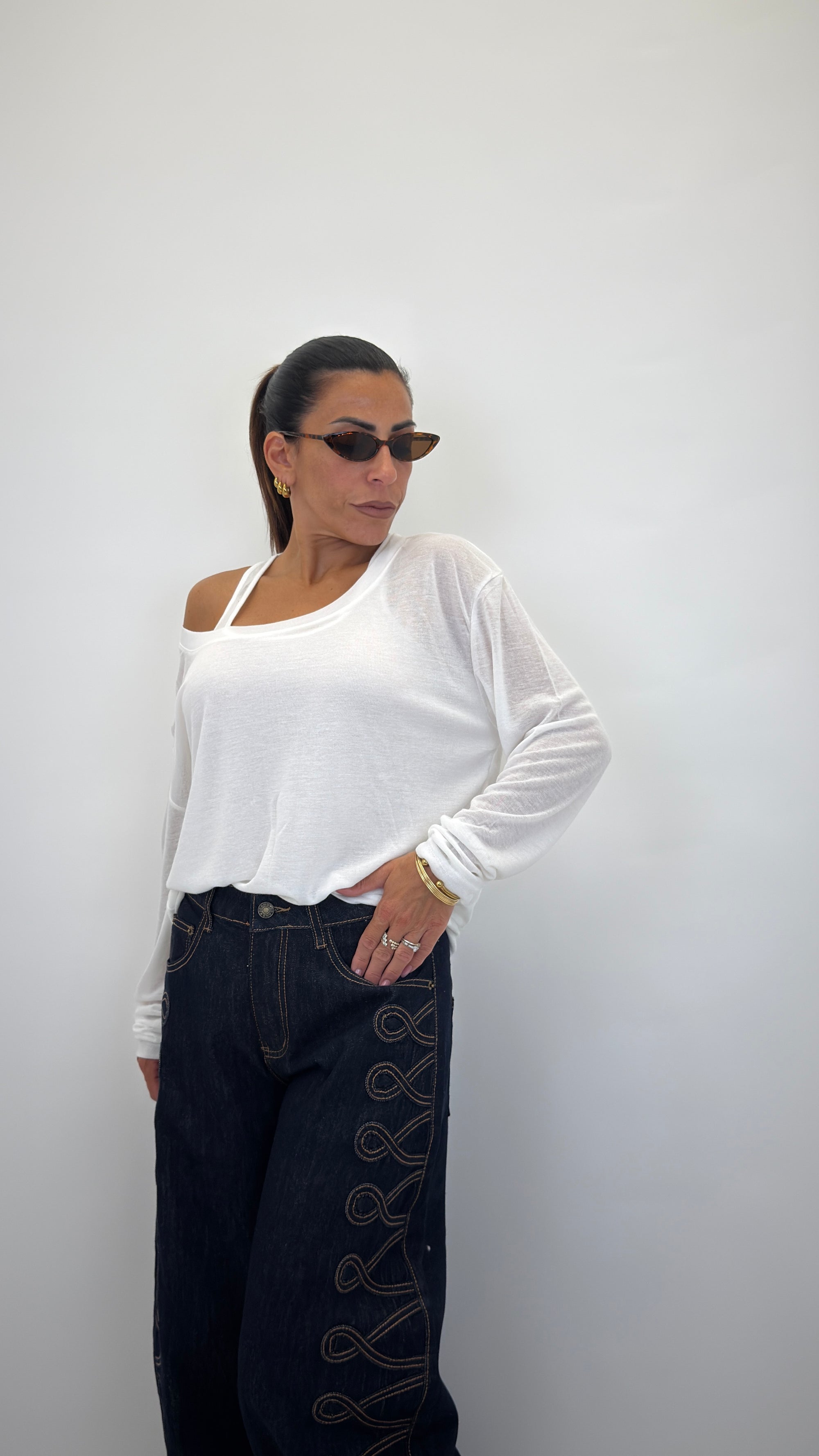 Maglia con top 15294