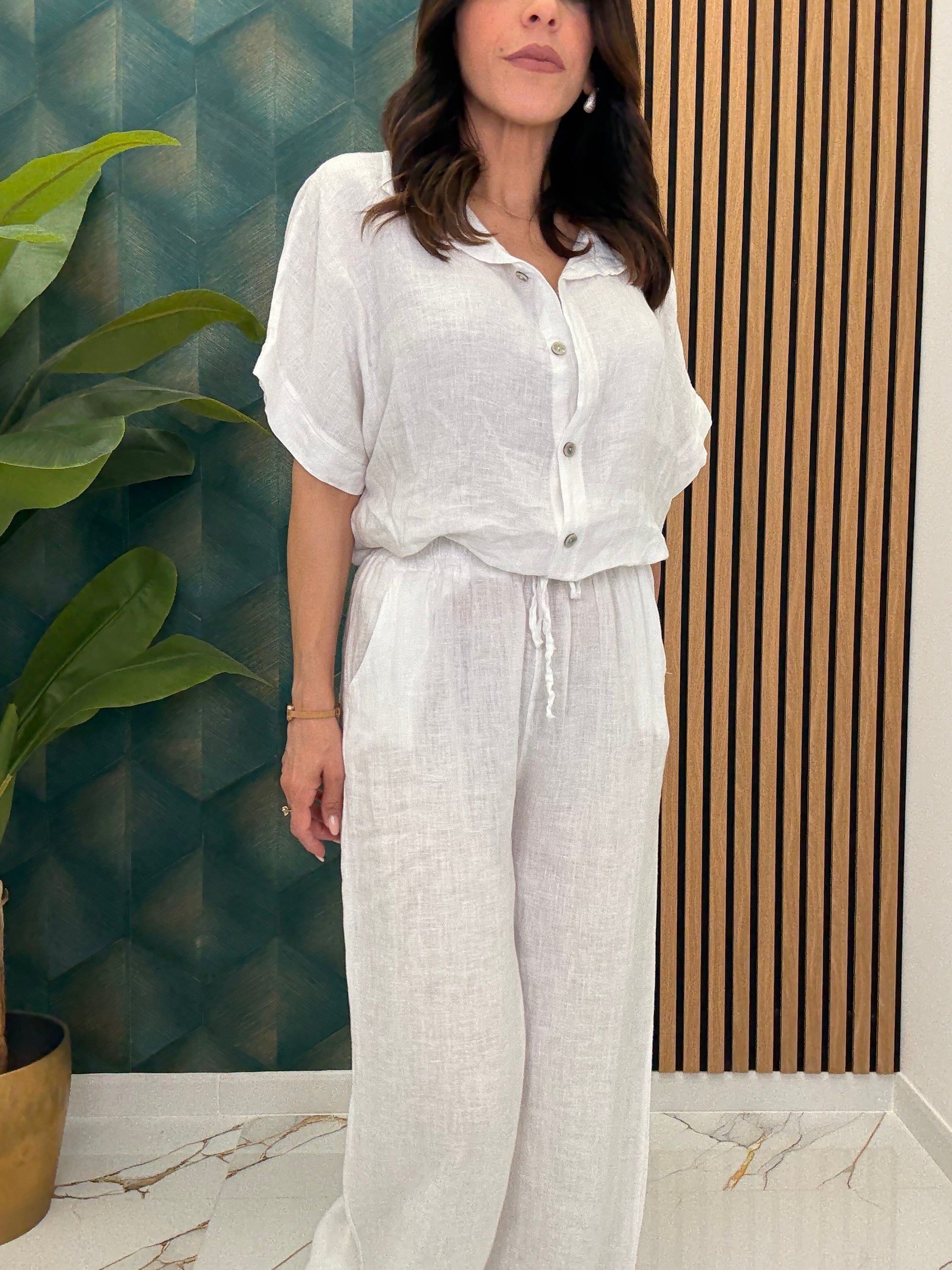 Coordinato in lino 89390