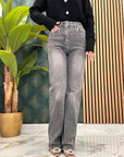 Jeans wide leg strass 333