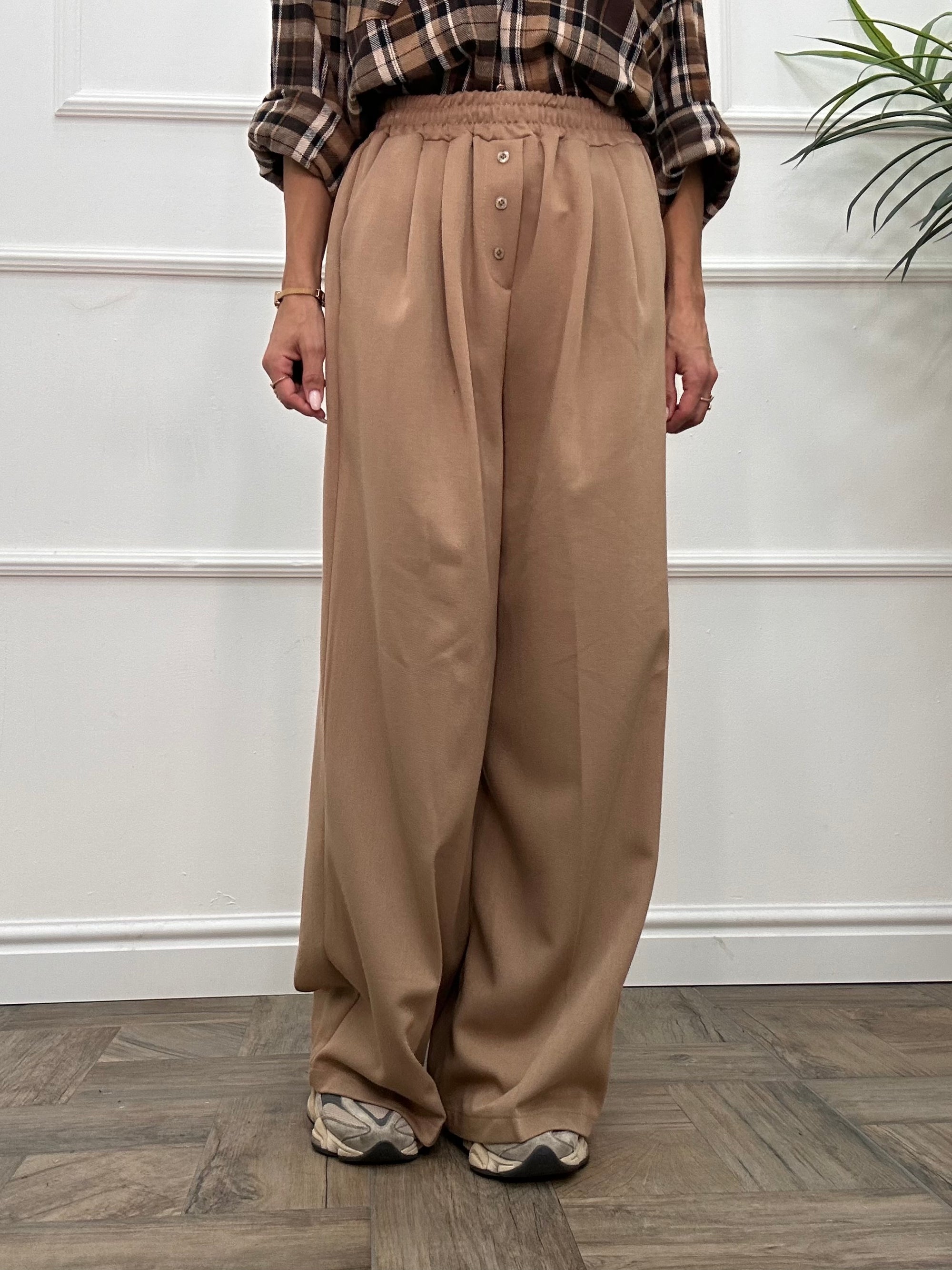 Pantalone comfy a palazzo 6187