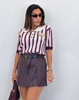 Polo Teddy a righe 8178