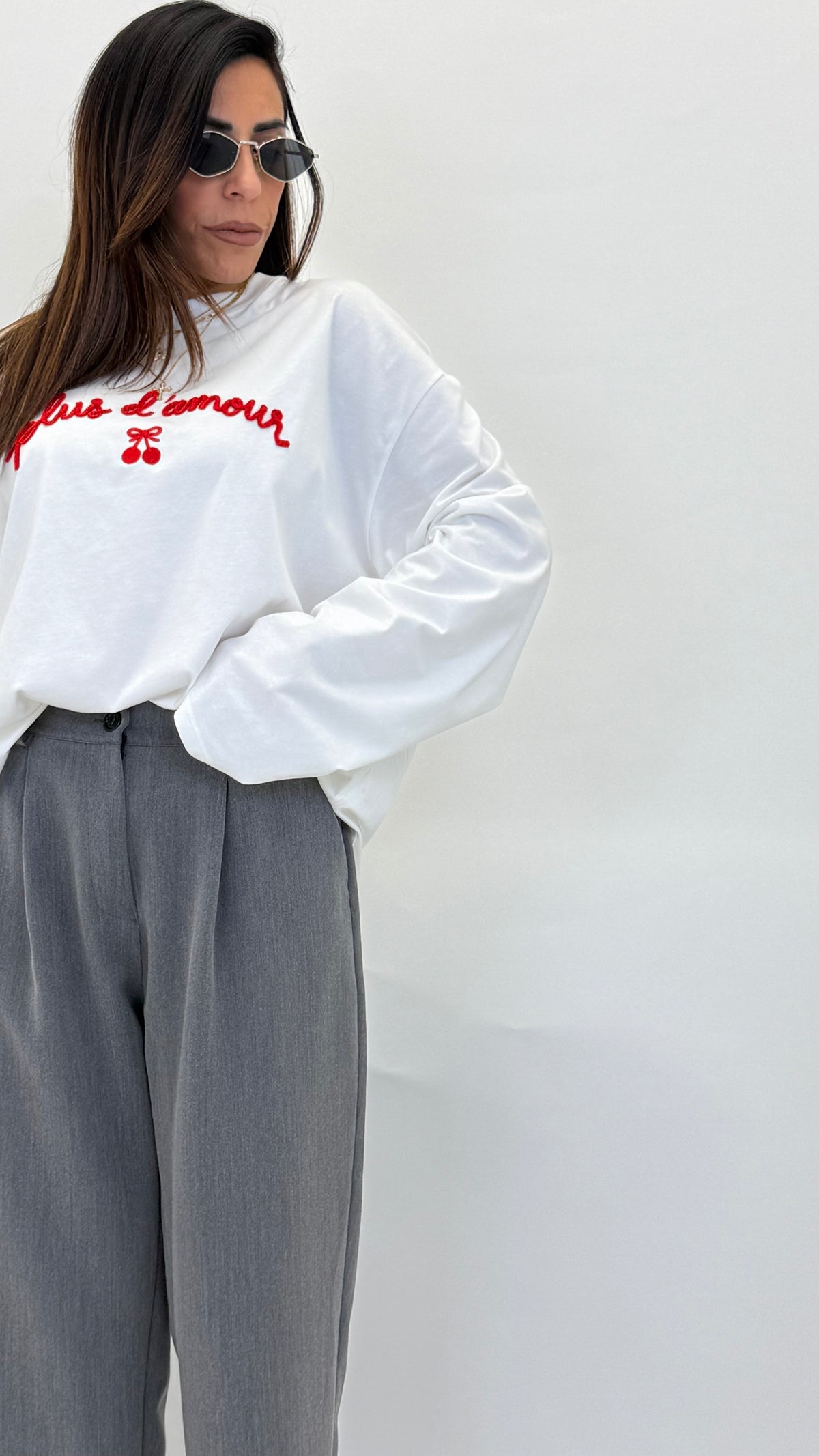 Long sleeve ''Plus d'amour'' Lumina 6393
