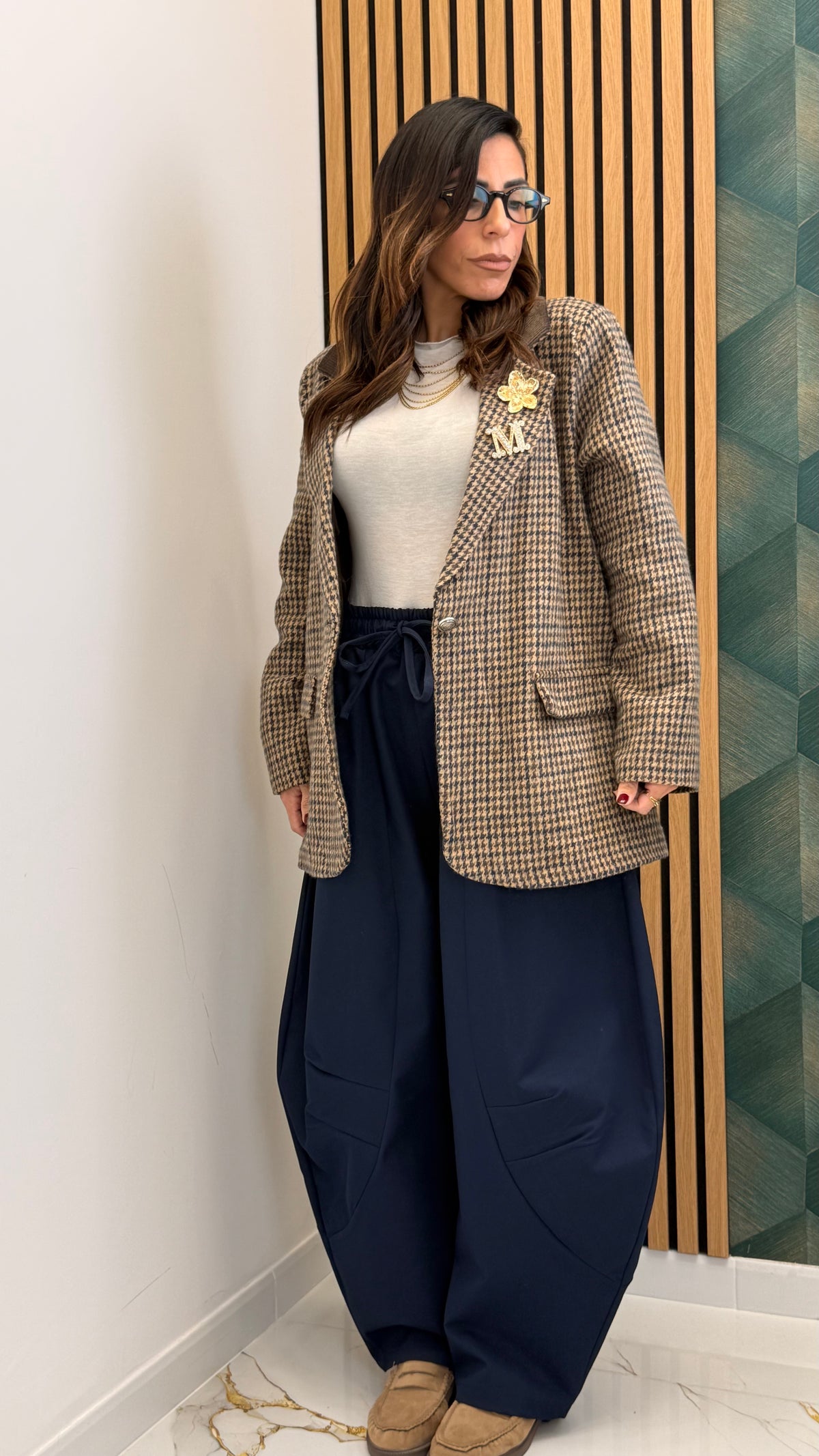Blazer Pied de poule 7869