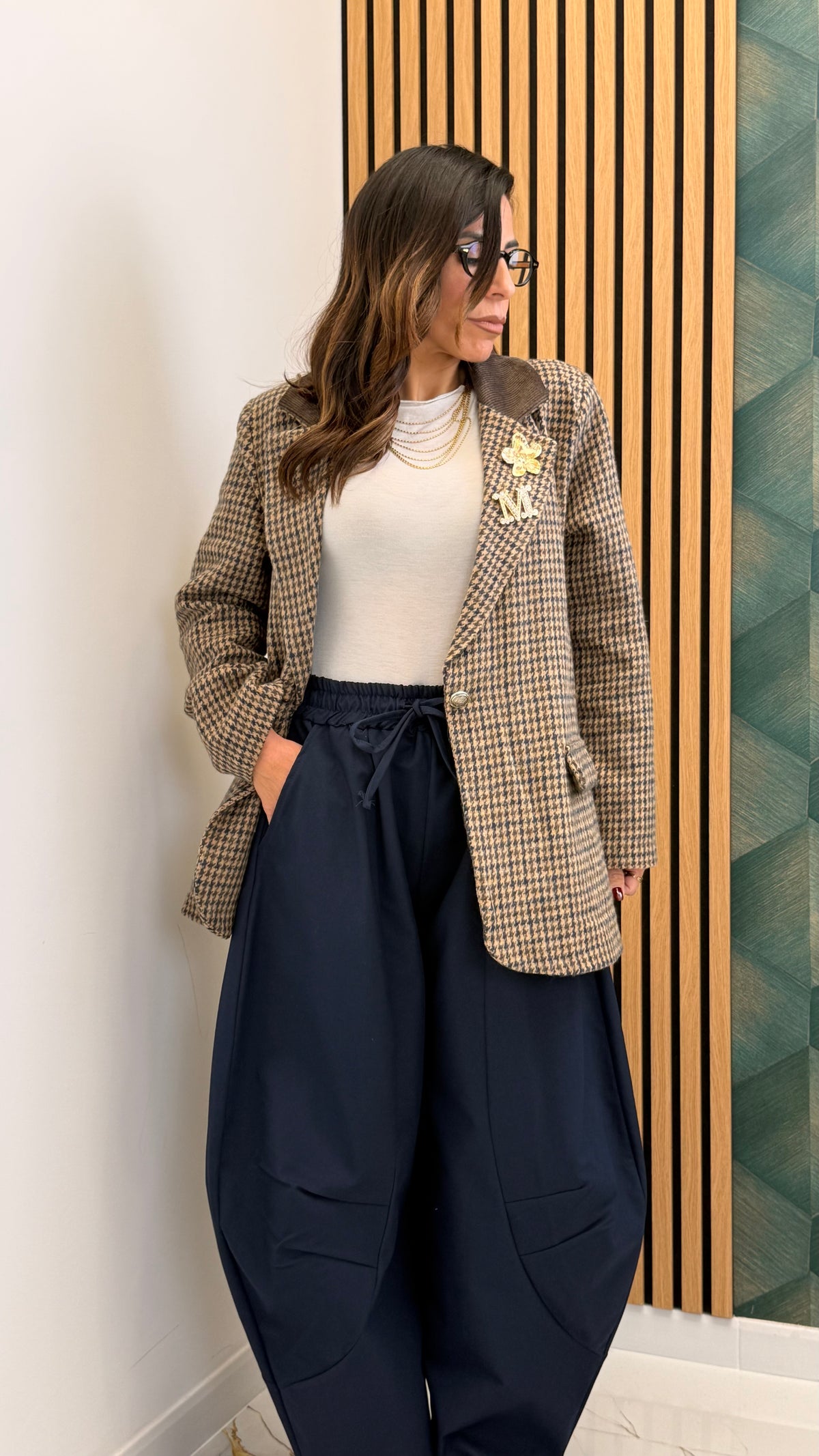 Blazer Pied de poule 7869