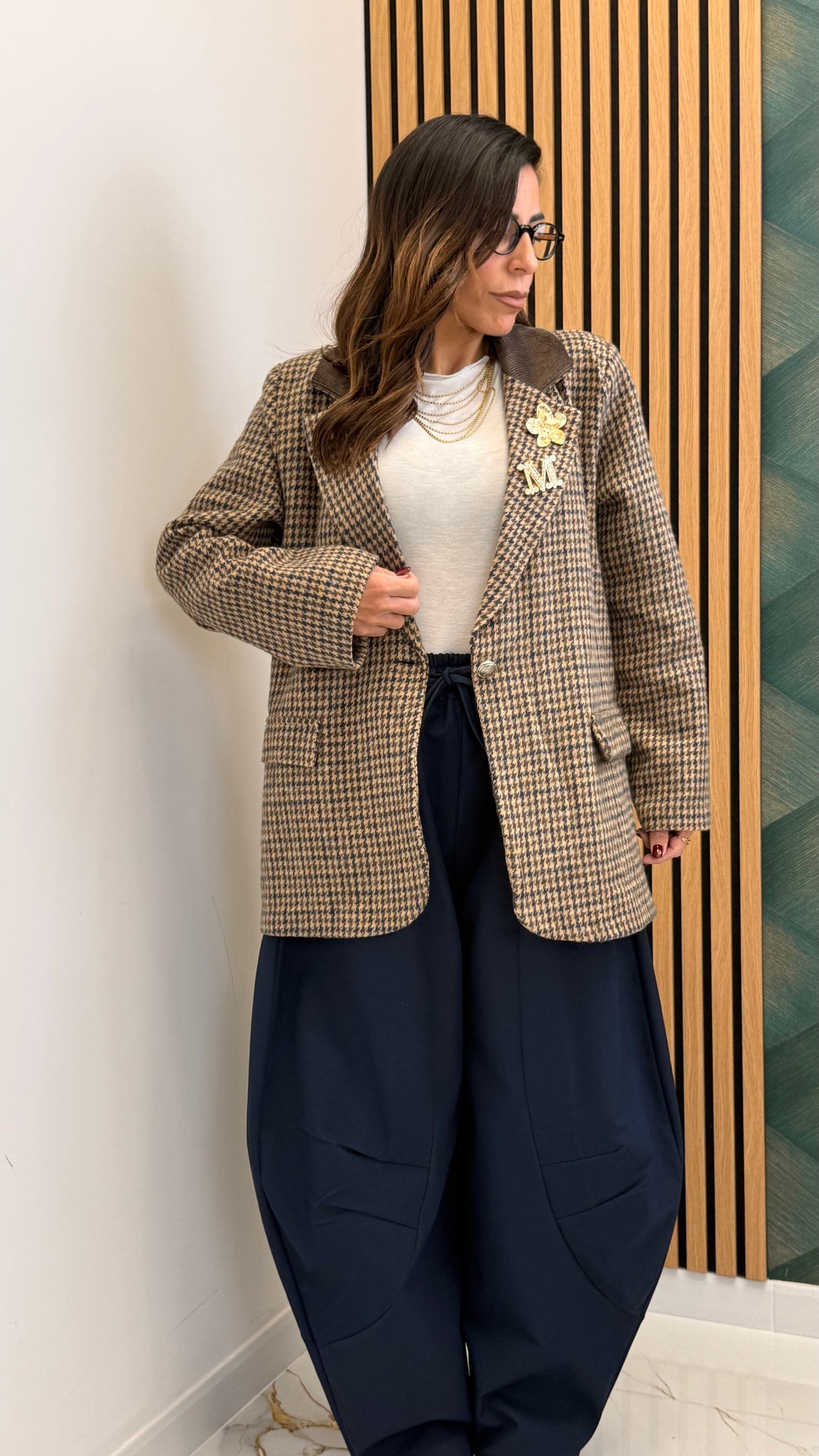 Blazer Pied de poule 7869