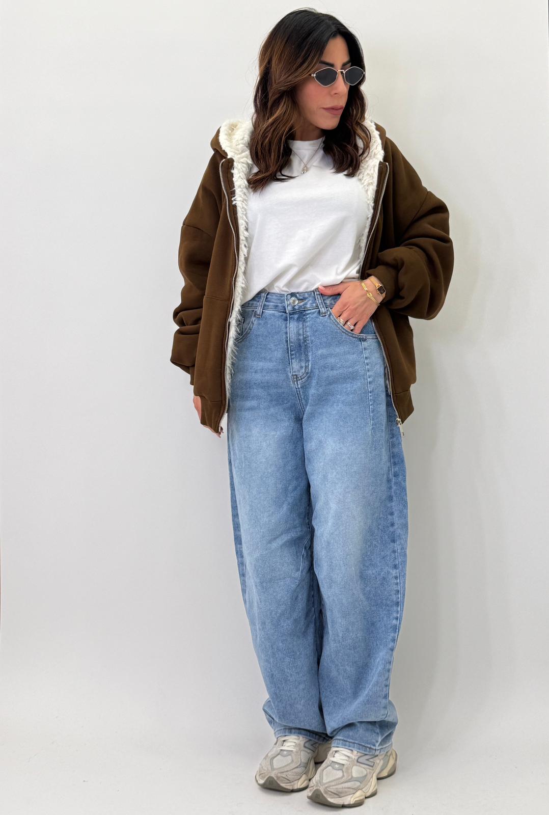 Felpa con pelliccia Lumina 5008