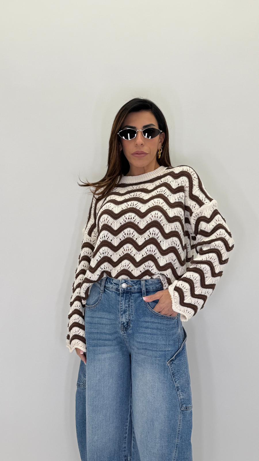 Maglia Crochet 10514