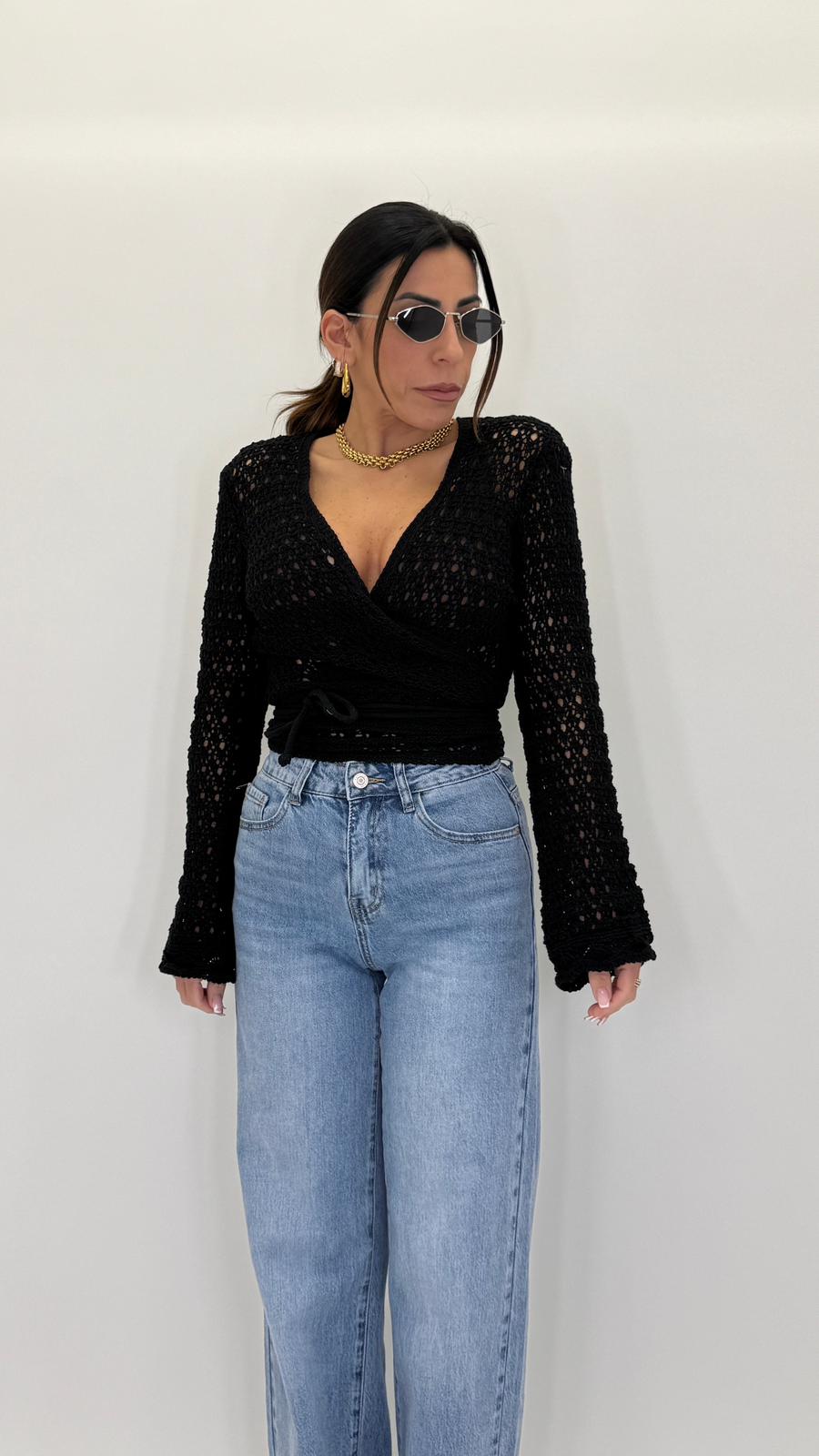 Maglia Crochet 24013