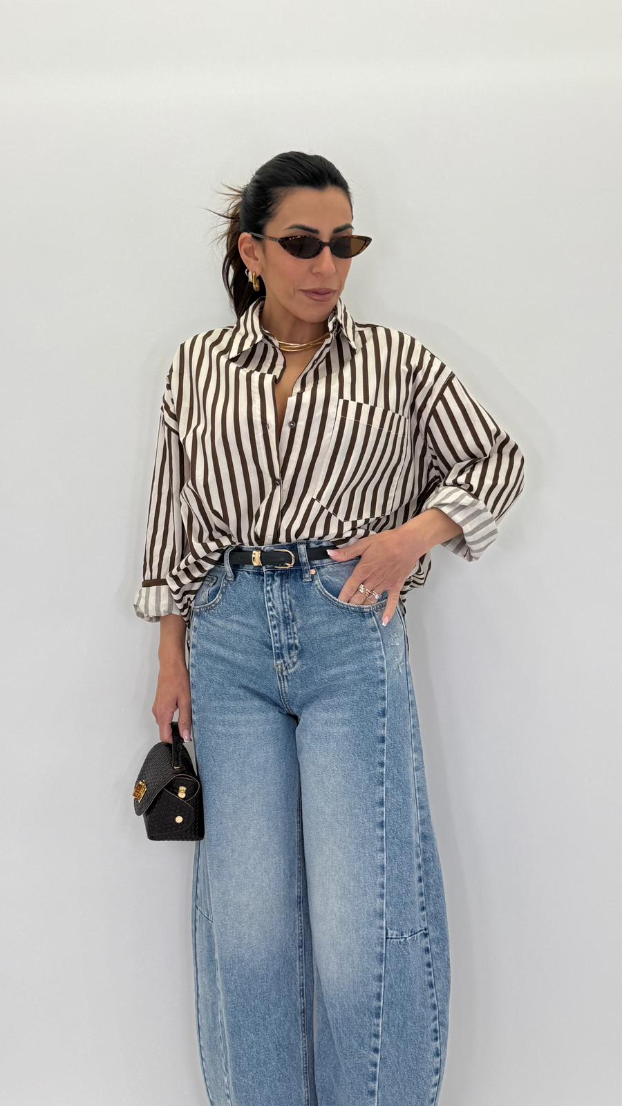 Camicia a righe 3266-3