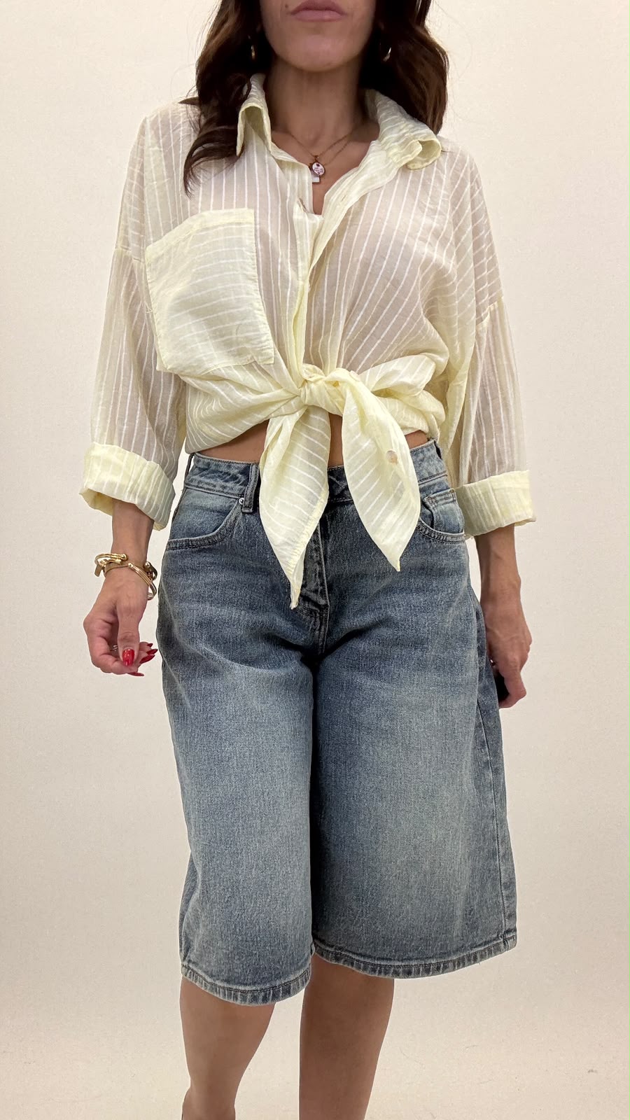 Camicia a righe 25135