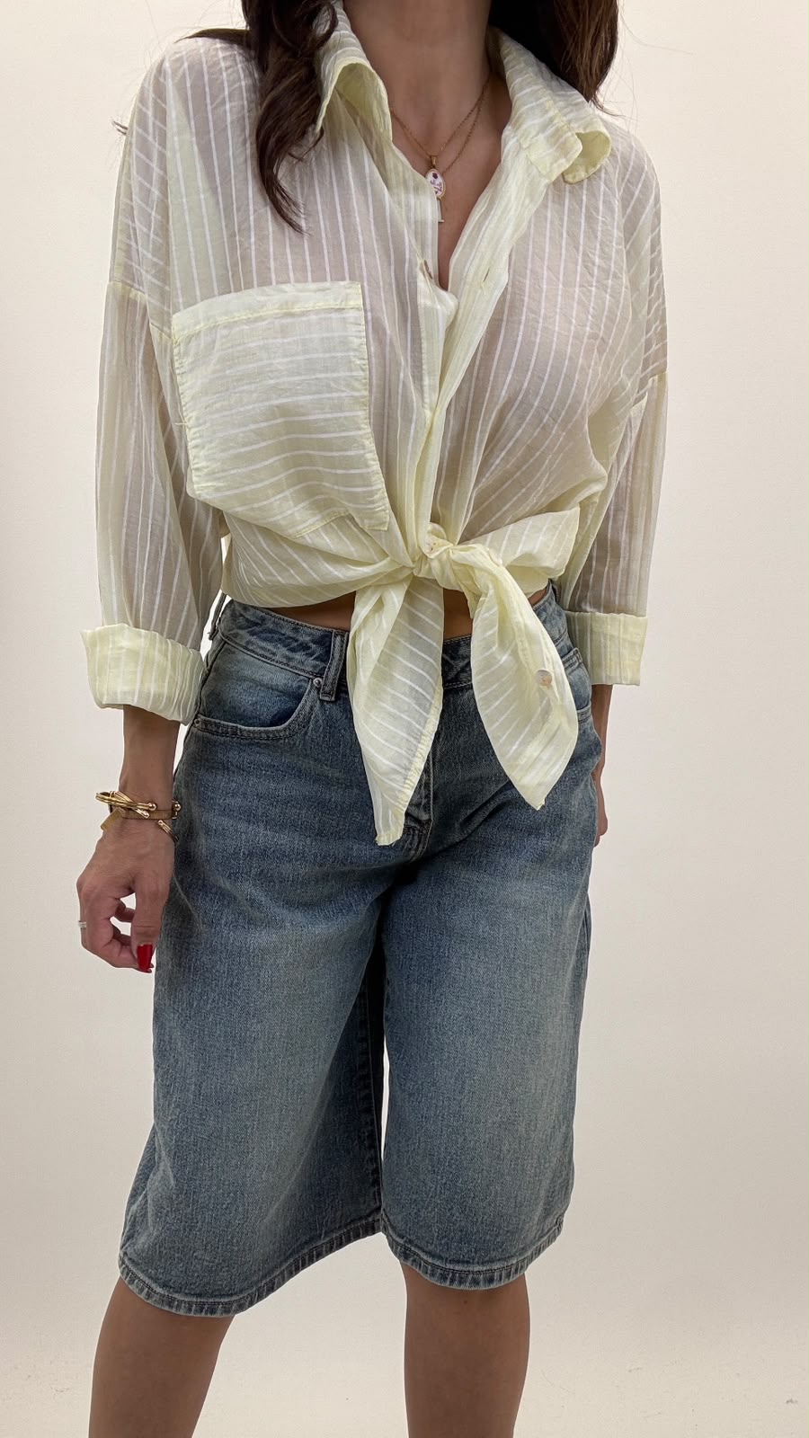 Camicia a righe 25135