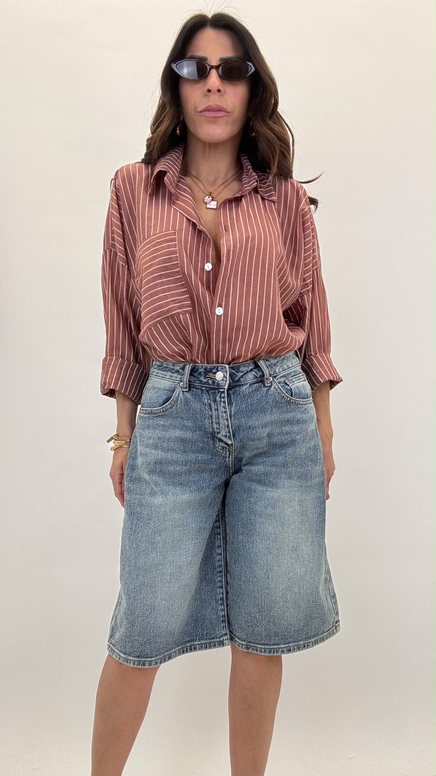 Camicia a righe 25135