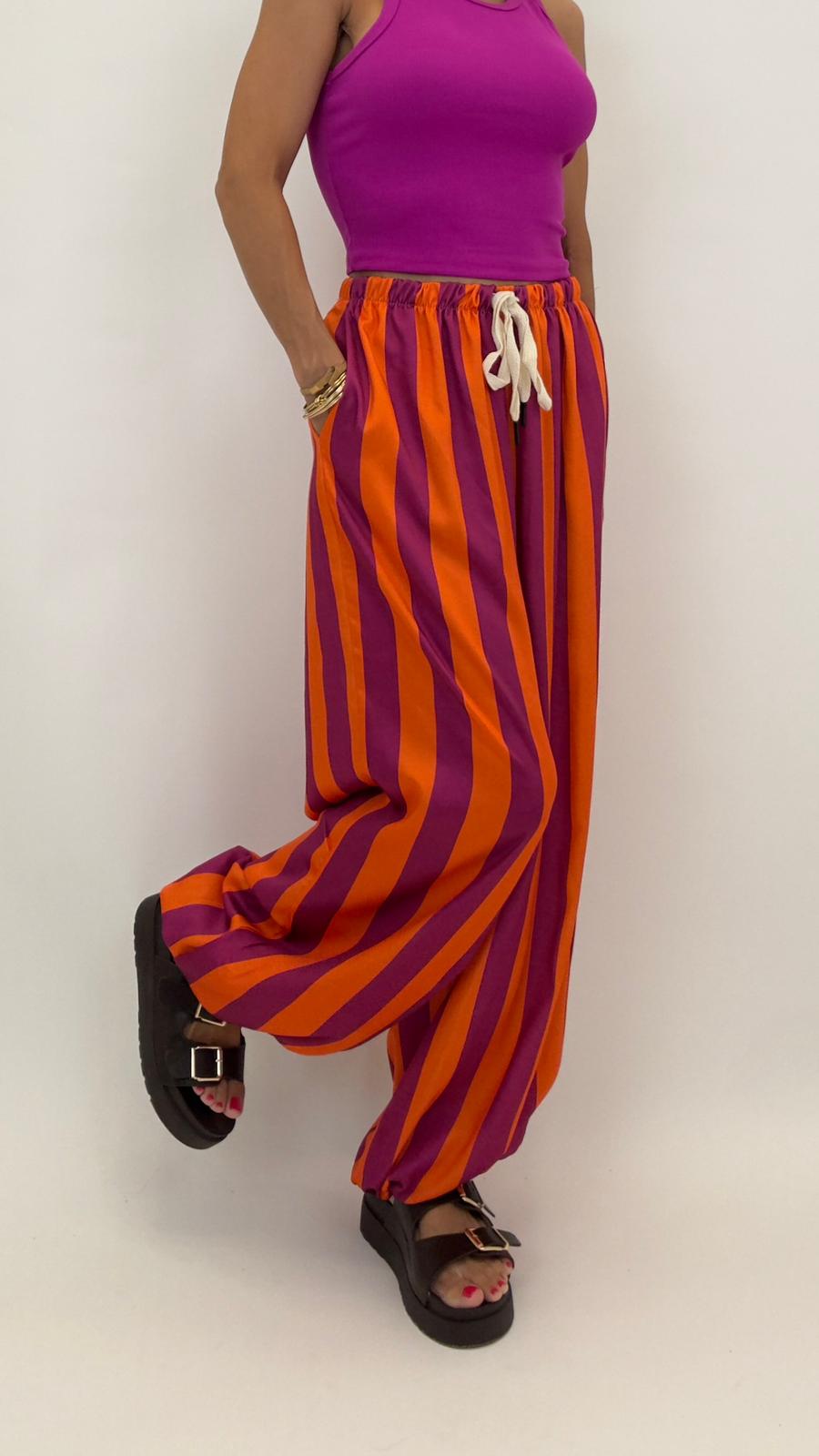 Pantalone a righe 6651-88
