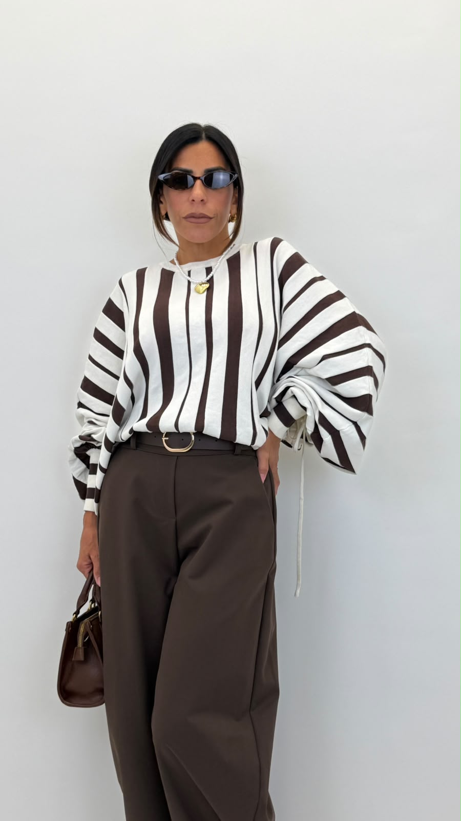 Pullover a righe 15699