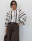 Pullover a righe 15699