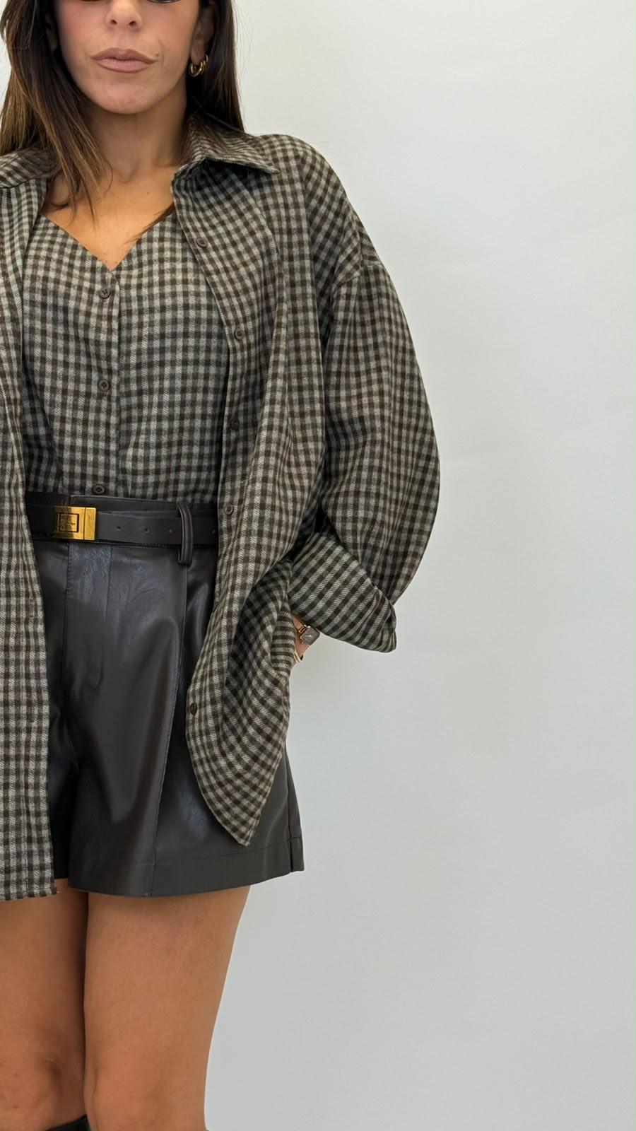 Camicia con gilet 1022