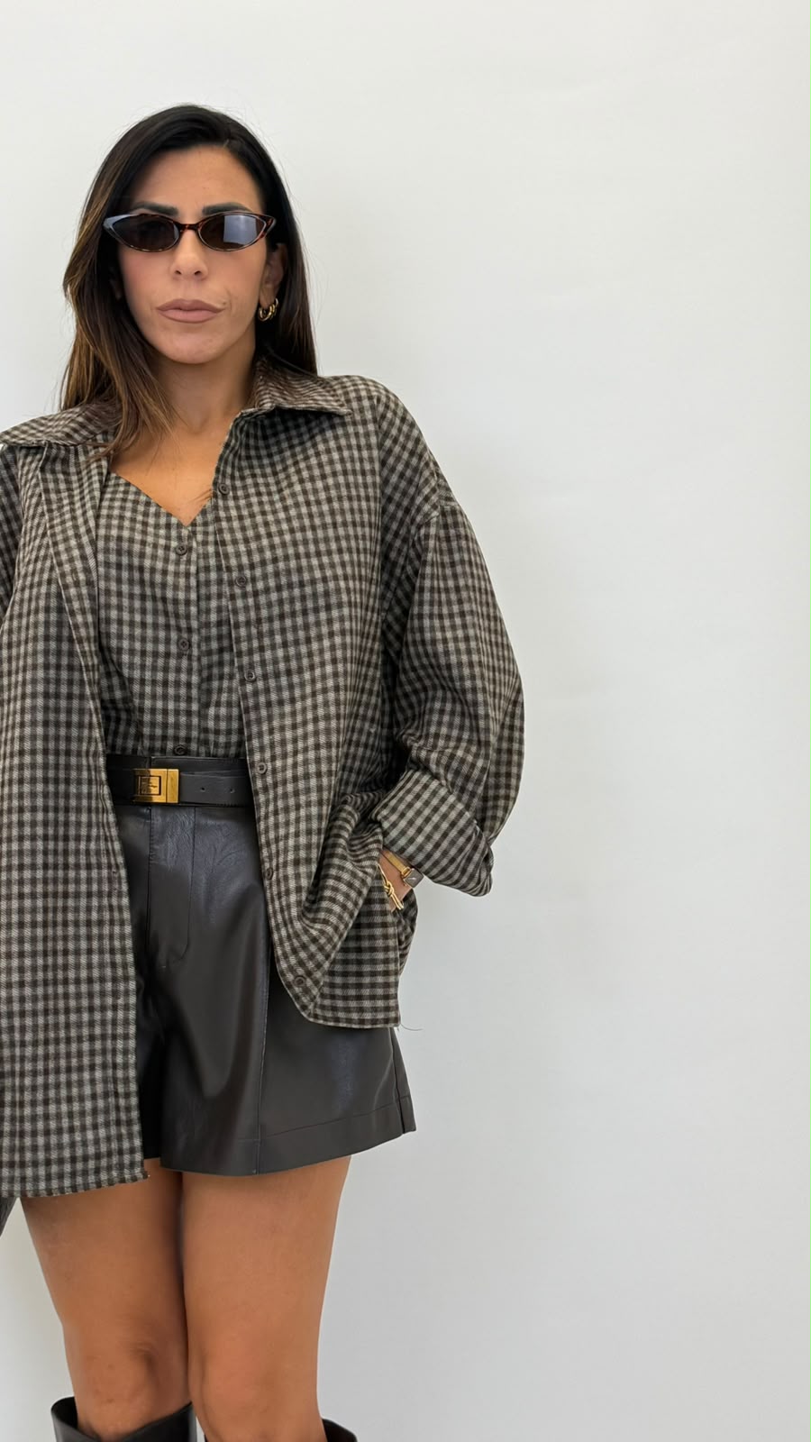Camicia con gilet 1022