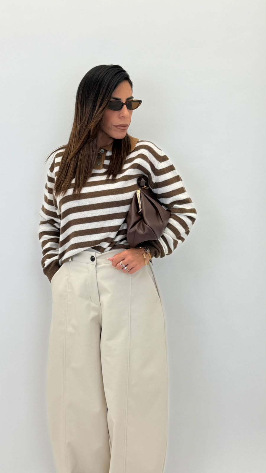 Pullover a righe 91061