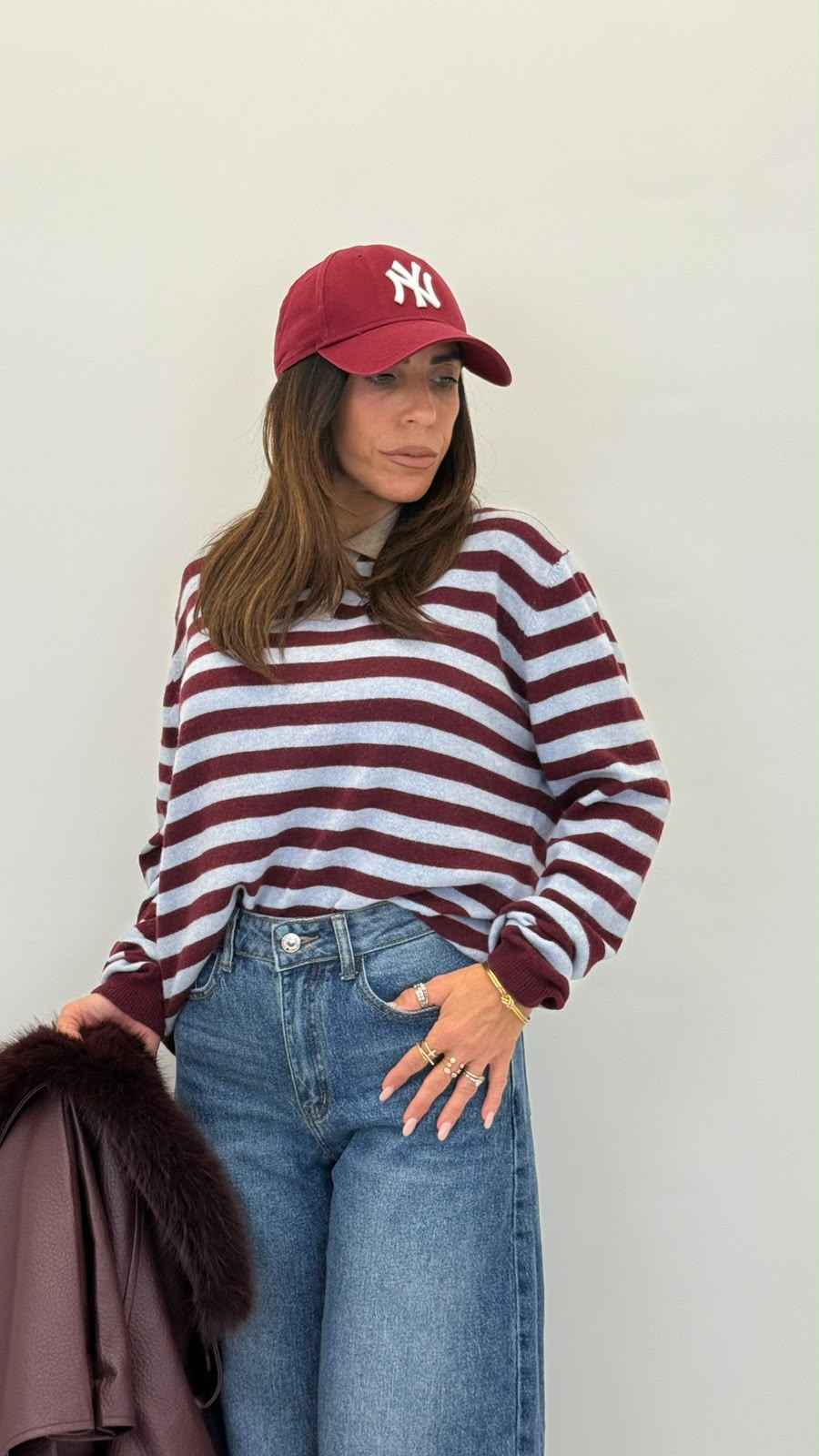 Pullover a righe 91061