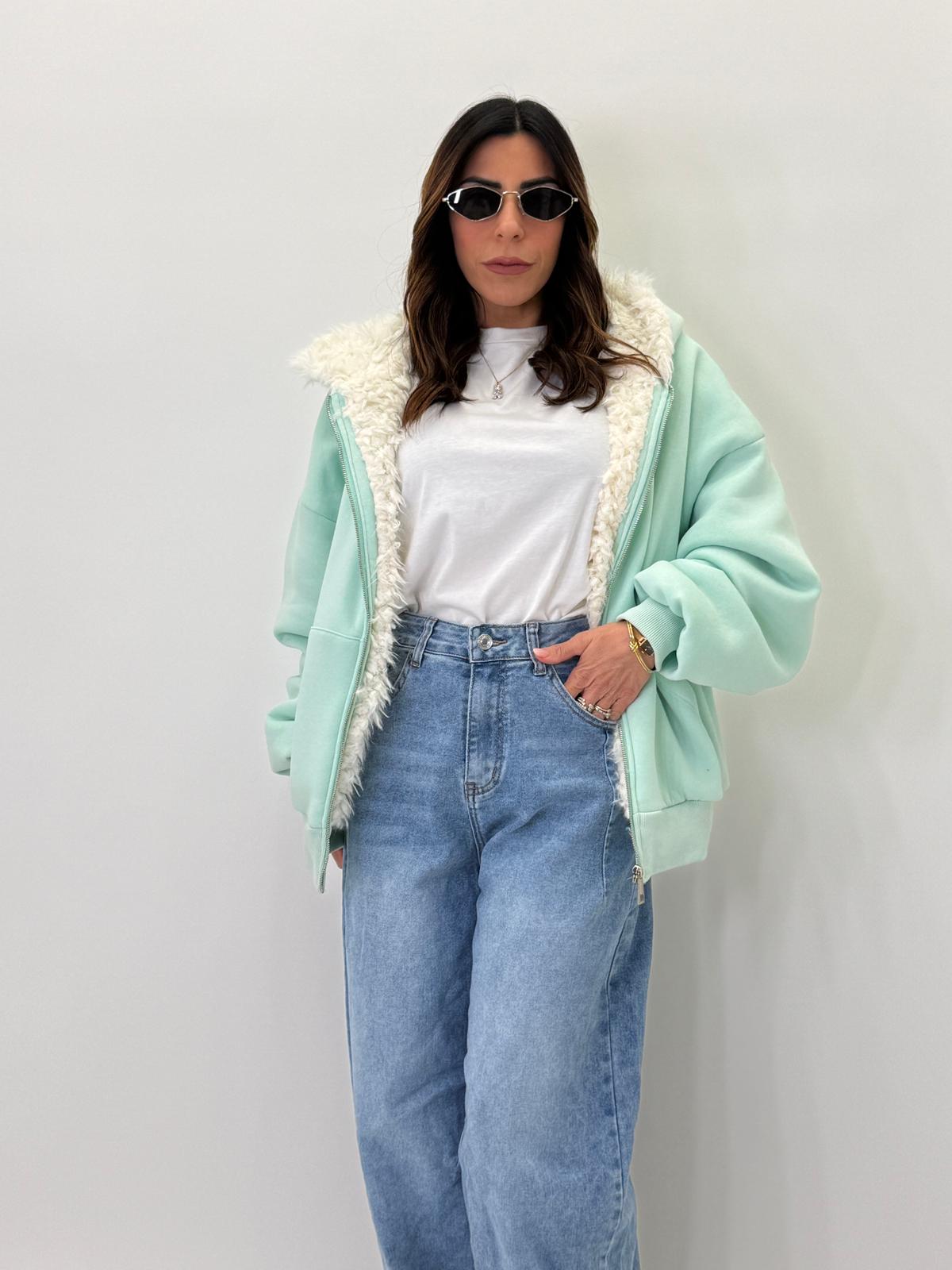 Felpa con pelliccia Lumina 5008